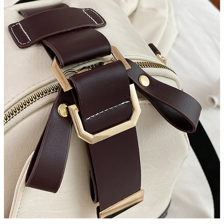 Fashion Retro Contrast Color Small Backpack Wholesale Nihaojewelry display picture 5
