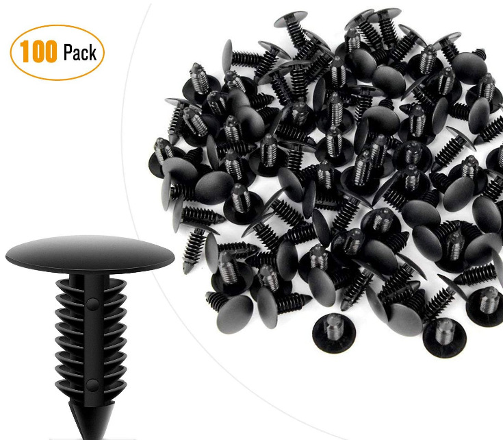 擋泥板卡扣 螺紋插銷紮帶 塑料汽車 卡扣捆綁帶 汽車塑料尼龍卡扣