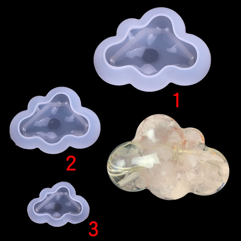 云朵模具立体大云朵云彩DIY水晶滴胶模具硅胶模具镜面湖光石色