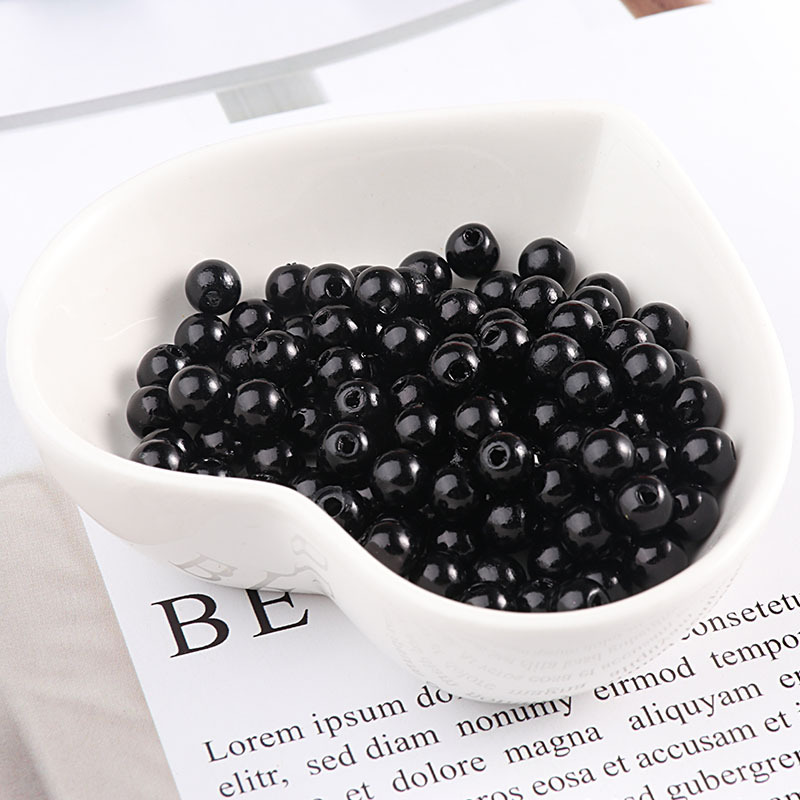 3-10mmカラーピアスabsパールミックスdiy手作りビーズブレスレットアクセサリーアクセサリーホワイトベージュ