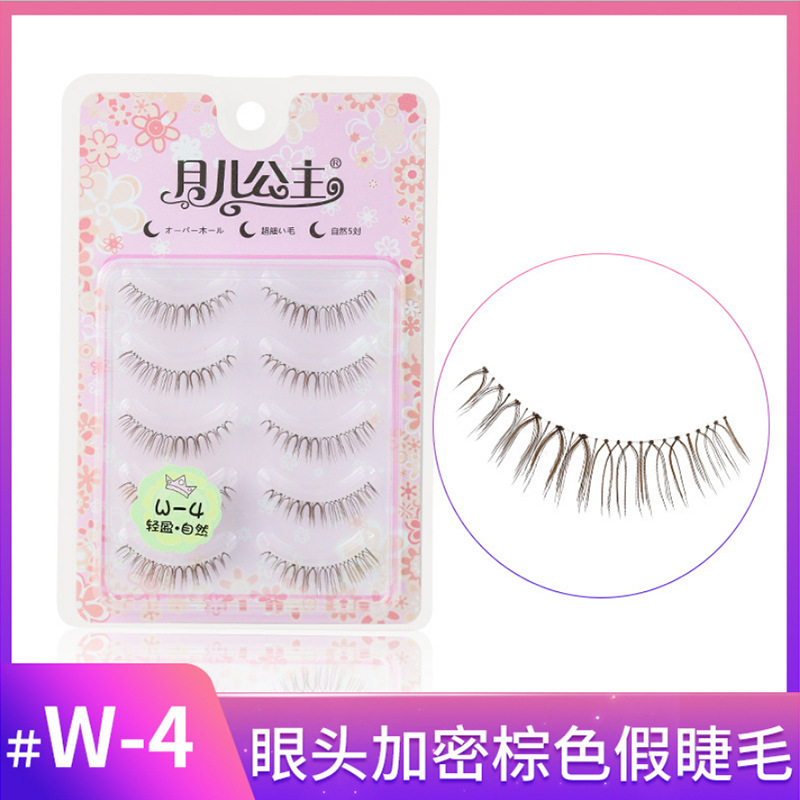 Hot Style Natural Cross Transparent False Eyelashes