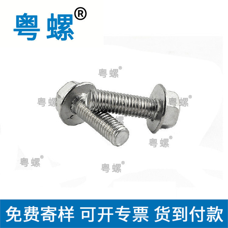    GB5787/5789 不锈钢法兰带齿不带齿螺丝现货