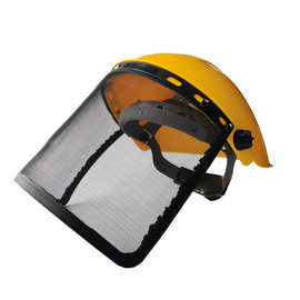 钢丝网割草面罩机园林防飞溅面屏防爆面具防护面罩防冲击钢网面罩