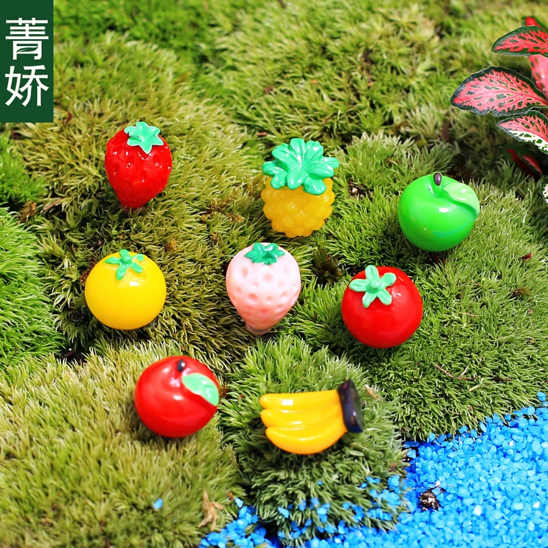 Мини-Моделирование фруктов творческий микро пейзаж DIY Материал бонсай DIY аксессуары мясистые растения Садоводство украшения