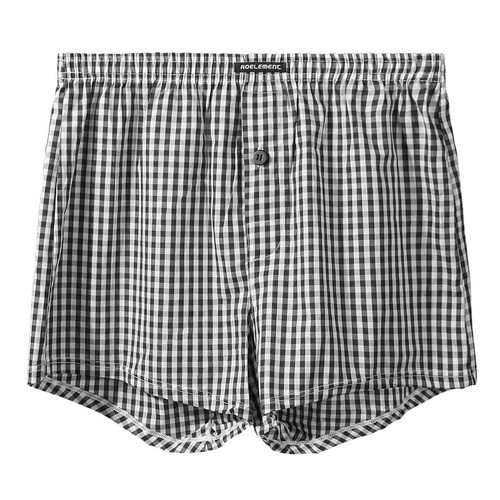 Men's underwear cotton plaid Japanese style boxer Aro pants summer cotton breathable pajamas cotton boxer shorts