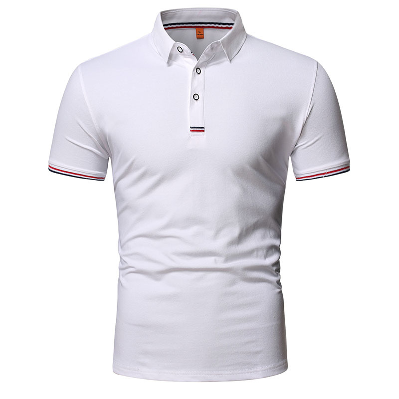 Summer Polo Shirt Men's 2021 New Short S...