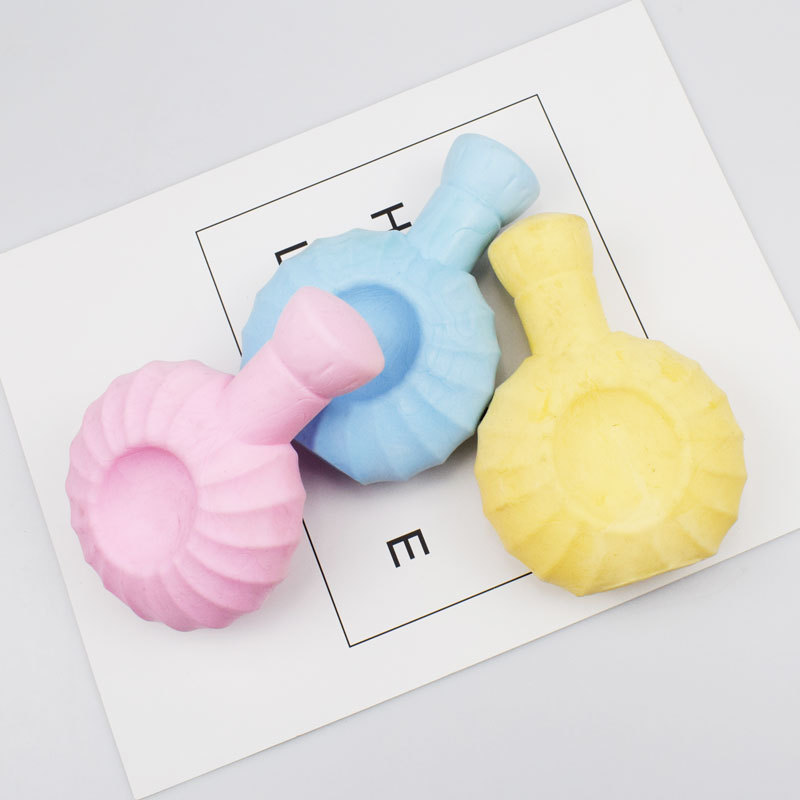 Suministro directo de fábrica en stock nueva espuma TPR XO botella de vino juguete mascota molar diente limpieza entrenamiento perro juguete