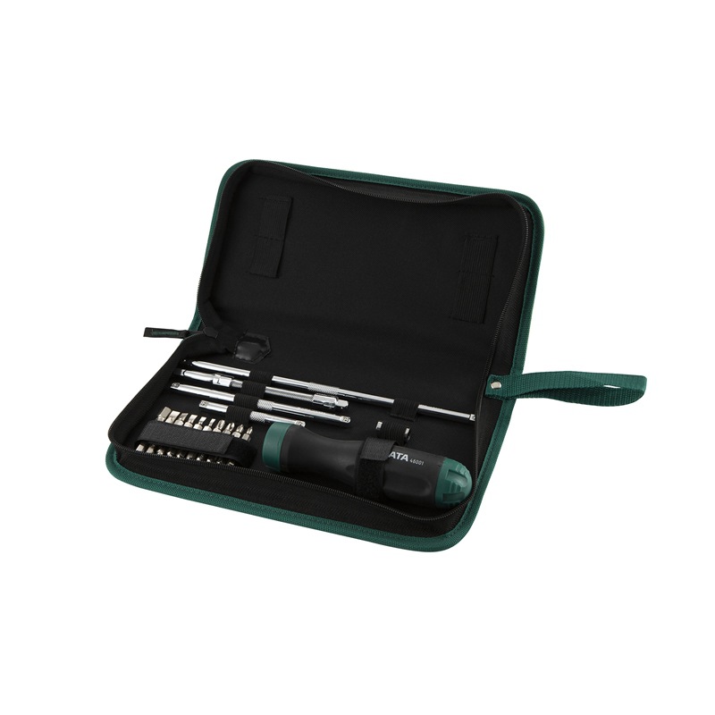 世达26件套普通柄棘轮螺丝批组套09343