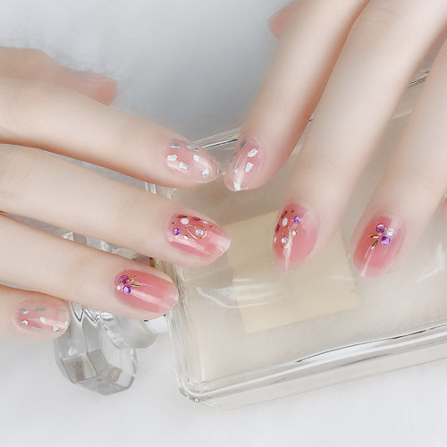 Zhengxiang Internet celebrity waterproof nail art stickers 3D color diamond nail art stickers for pregnant women can use diamond nail stickers full stickers