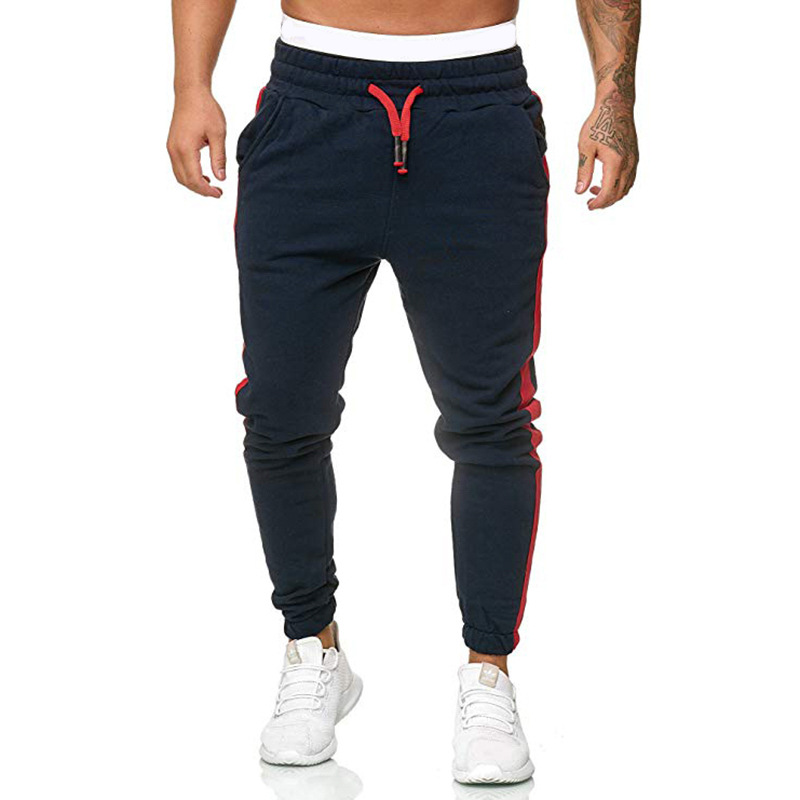 New Men's Sports Casual Trousers Fashion Solid Color Pants Sports Trousers Bottoms Drawstring_voghion.com
