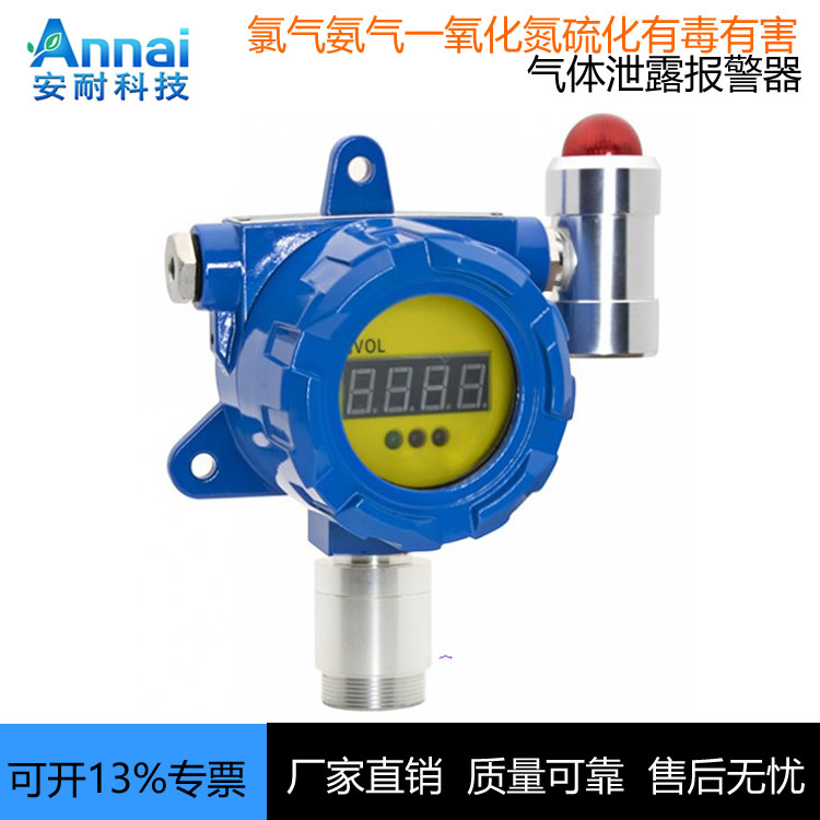 工业用固定壁挂式一氧化氮NO检测仪报警探测器变送器