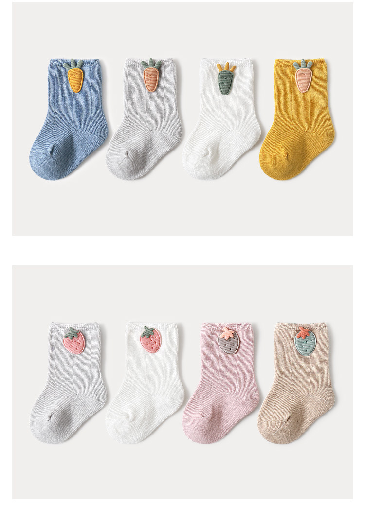 Spring And Autumn New Baby Socks Cartoon Short Socks Autumn Baby Cotton Socks Wholesale display picture 1