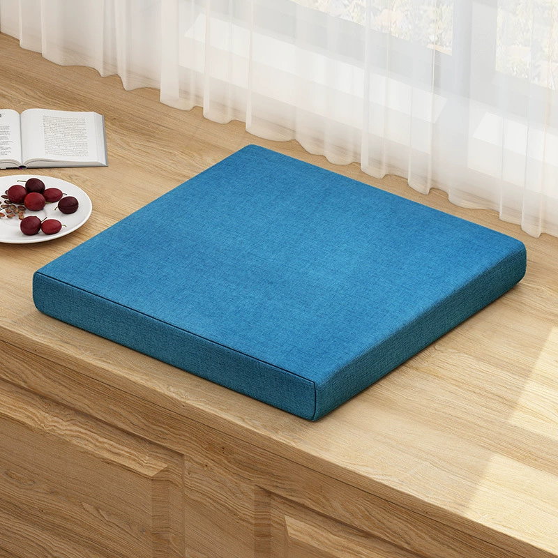 Утолщенная губка Подушка для эркерного окна Подушка для стула Студенческая утолщенная татами Подушка для ягодиц Классная квадратная подушка для стула Ткань