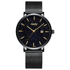 Quartz fashionable waterproof watch for leisure, simple and elegant design