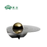 麦古 Современная легкая роскошная планета из нержавеющей стали Минималистская металлическая гальваническая кофейная столовая Дизайнер модельный зал клуб комнаты