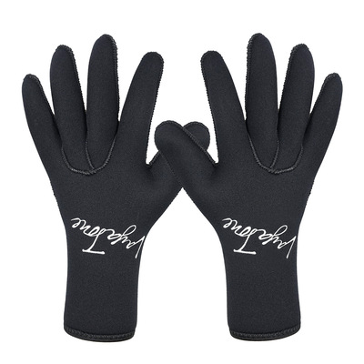 new pattern 5MM Cold proof diving glove wear-resisting thickening keep warm Anti-cut non-slip glove Swimming Snorkeling glove