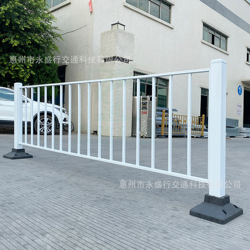 顺路市政道路护栏  人行道路隔离栏 1.2高 白色方款护栏