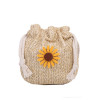 Straw winter shoulder bag, cute brand one-shoulder bag, 2021 collection