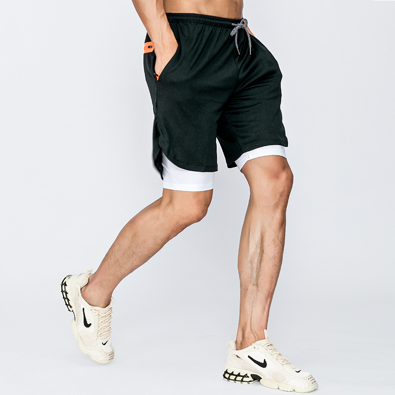 Hombres primavera y verano nueva moda deportes casual todo partido quinto pantalones al aire libre transpirable correr baloncesto fitness shorts