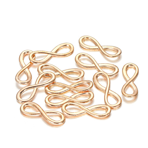 DIY jewelry accessories Bracelet necklace connecting buckle Alloy 8-character buckle Number symbol retro necklace decorative ring