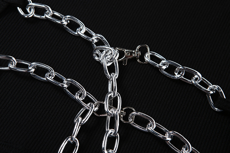 Title 7, Canotta da donna con collo appeso sul retro, ve...