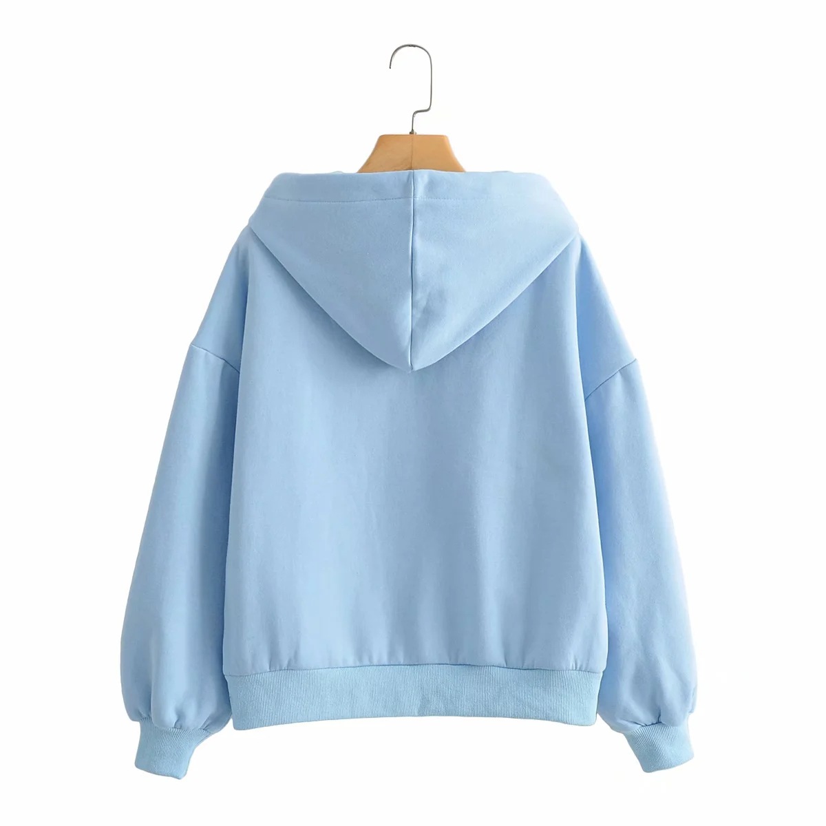 Loose hooded pullover warm sweater  NSHS31482