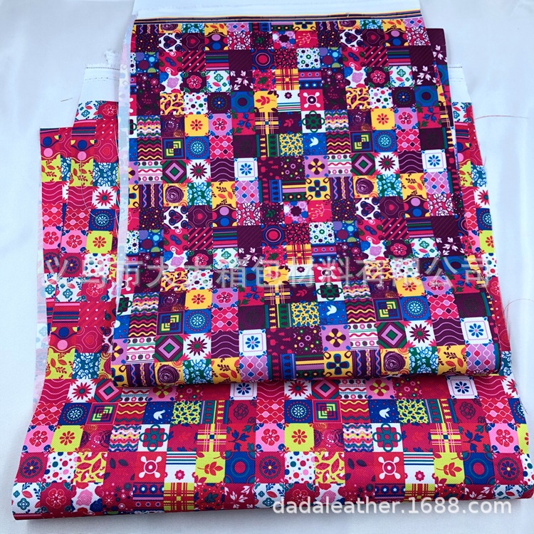 600DPU数码印花 抗拉扯环保PU牛津布 数码印花定制加工一站式服务详情图5