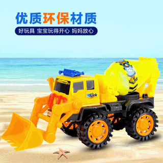 新款挖土机工程车儿童玩具挖掘机 惯性翻斗车玩具地摆摊夜市批发|ms