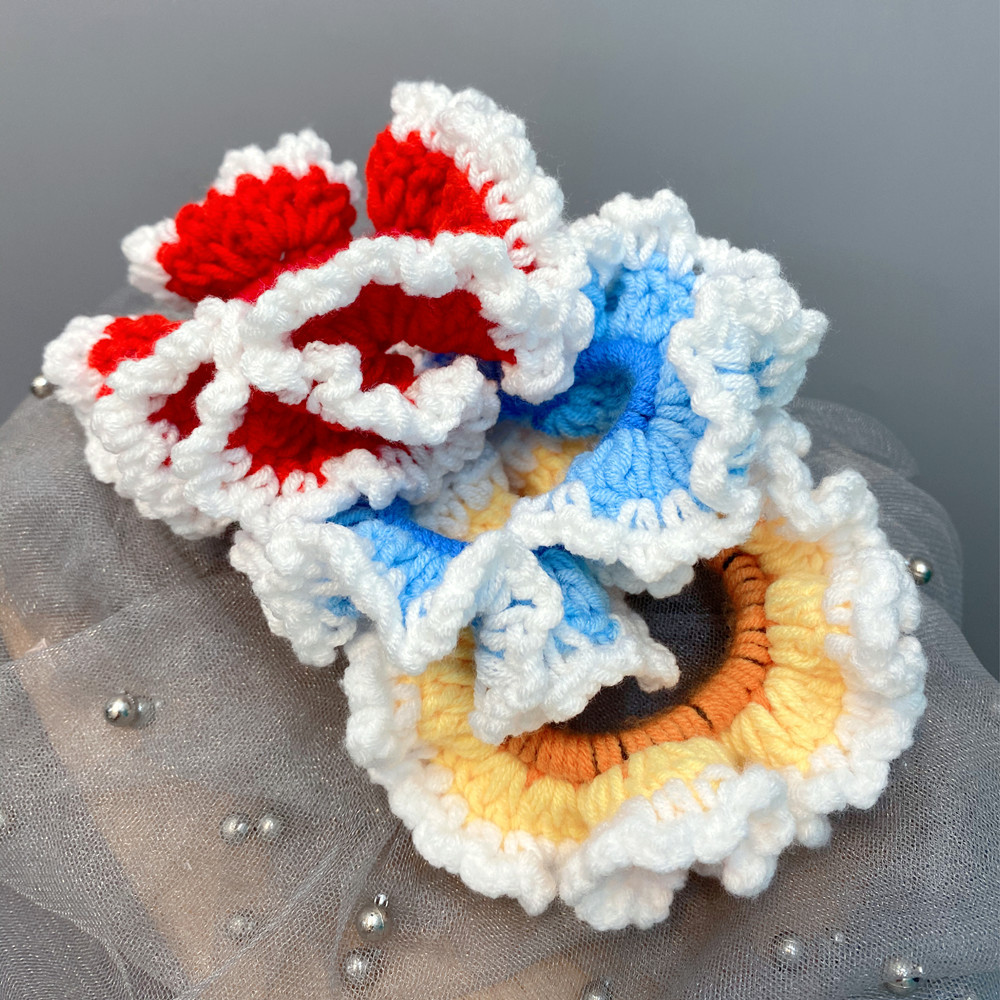 New Woolen Knitted Large Intestine Hair Scrunchies display picture 9