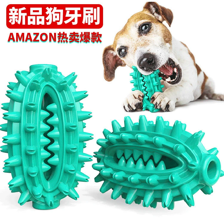 Товары для домашних животных Новый Amazon Хот-дог Игрушка Кактус Мяч Шлифовальная Палочка Зубная Щетка Собака Укус Гель Вентиляционная Игрушка