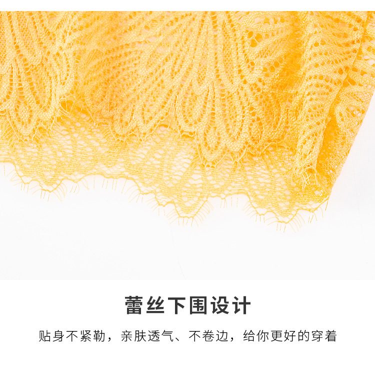 New full lace cutout V-neck, see-through beauty back, bra wrap, no bra base, small halter, thickened chest cushion, long vest detail image 16