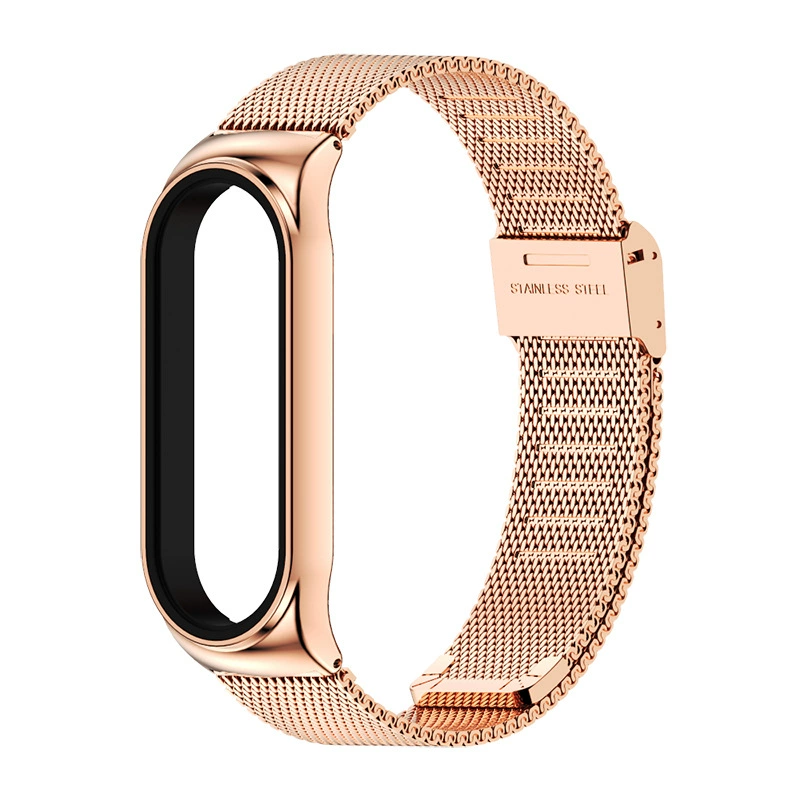 Совместимо с Amazfit Band 7 Huami браслет 5 лент металл три бусины Strite Magland Magnetic Magnetic Suffering