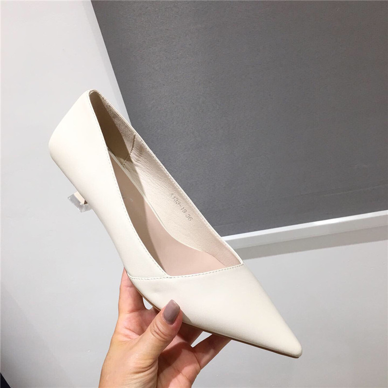 new fresh and sexy single mid-heel stiletto NSHU58279