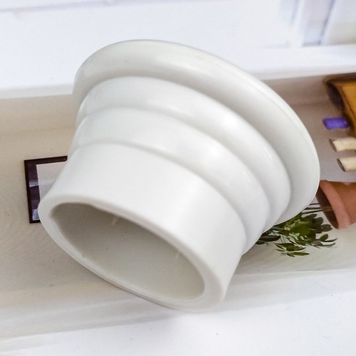 Rome rod head sealing plastic plug head curtain rod plug head two ends 28 universal curtain rod head Roman rod head