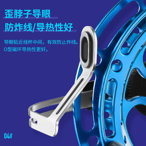 Hot Wheels fishing wheel, hand dial, front fishing wheel, special all-metal front fishing wheel, leaking force, Bagua wheel, audio fishing wheel