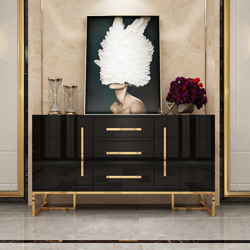 轻奢鞋柜家用门口玄关柜大理石简约现代进门柜子储物柜入户门厅柜|ru