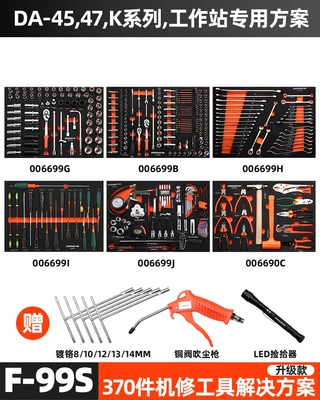 Mühərrik tənzimləmə alətləri — Scheme - f99s-370-piece-machine-repair-tool-solution-89kg-for-reference-only