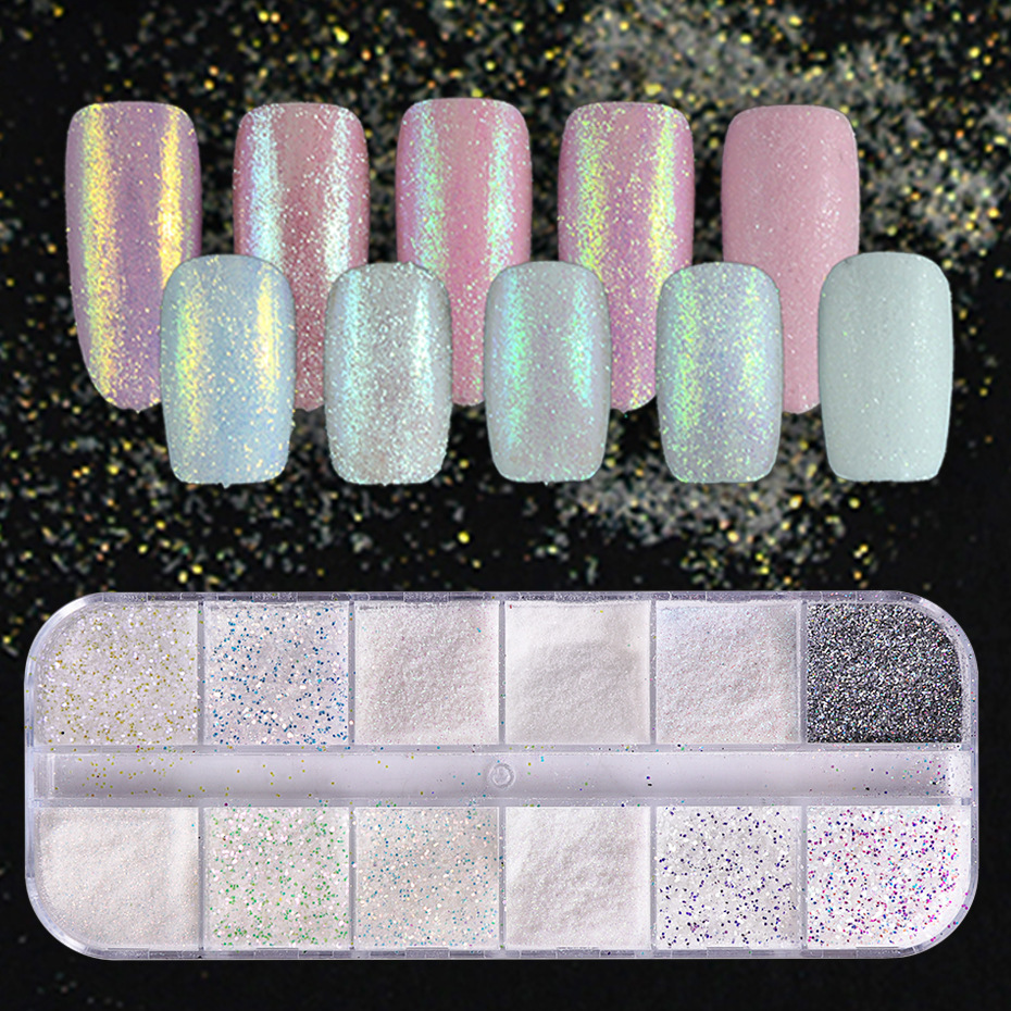 Sequin Material Fashion Geometric Sequin Nail Decoration Accessories 1 Piece