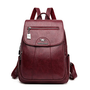 Capacious backpack, trend travel bag, anti-theft