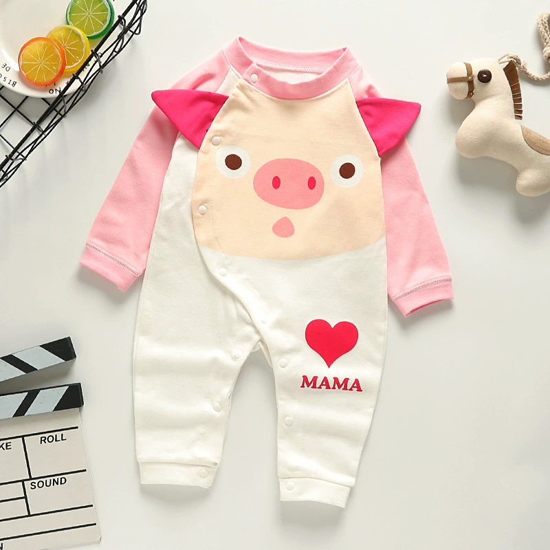 Детский осенний мультфильм хлопковый overall, рукава длинные, боди, на удачу, прямые продажи с фабрики