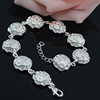 Classic silver bracelet, European style, Korean style