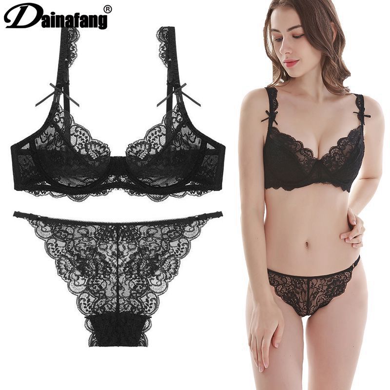 VS French ultra-thin transparent lace br...