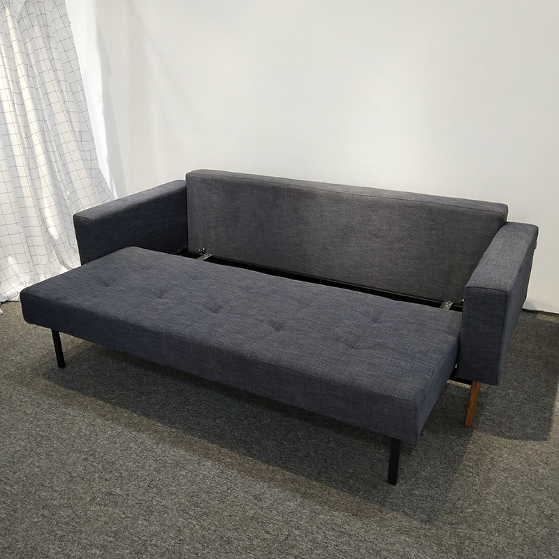 Apartamento del hotel simple sofá multifuncional, doble uso de operación simple, sofá cama de algodón desmontable y almacenable