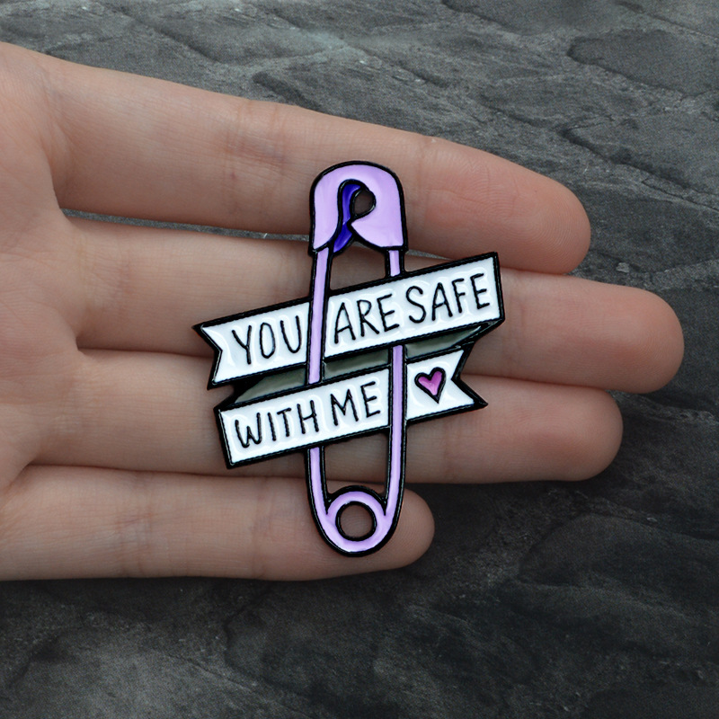 Brooches Classification Daily Occasion Fashion Pin Cartoon Letter Alloy Stoving Varnish Unisex Brooches