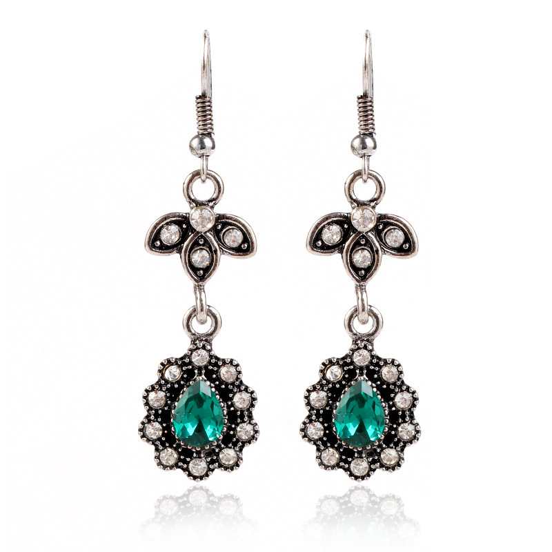 Fashion Retro Drop-shaped Earrings display picture 2