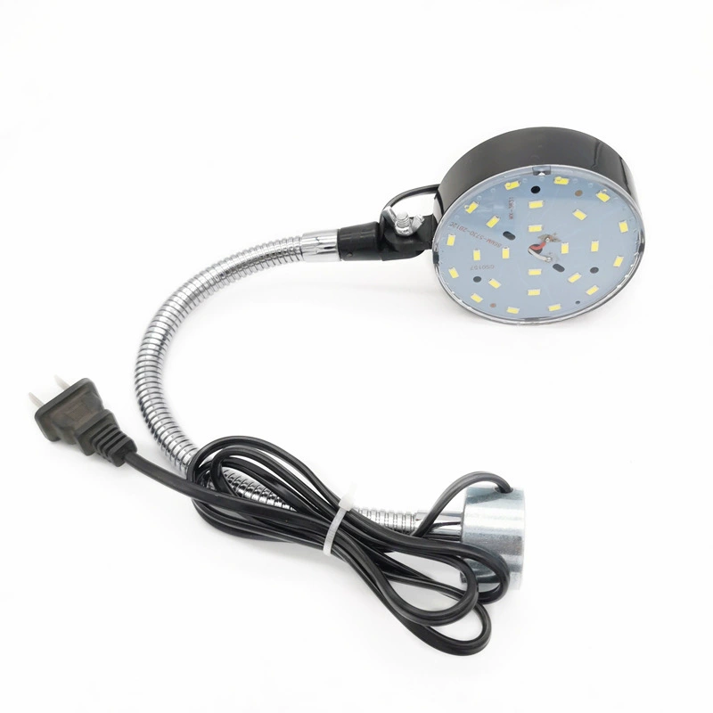 Светодиодный светильник для станков 220В 12Вт, освещение для прессов, фрезерных станков, токарных станков, магнитная промышленная настольная лампа, энергосберегающая, сверхъяркая