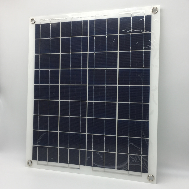 Flexible Solar panels 20W18V12V Battery charge Polysilicon Photovoltaic Photovoltaic panels Manufactor On behalf of