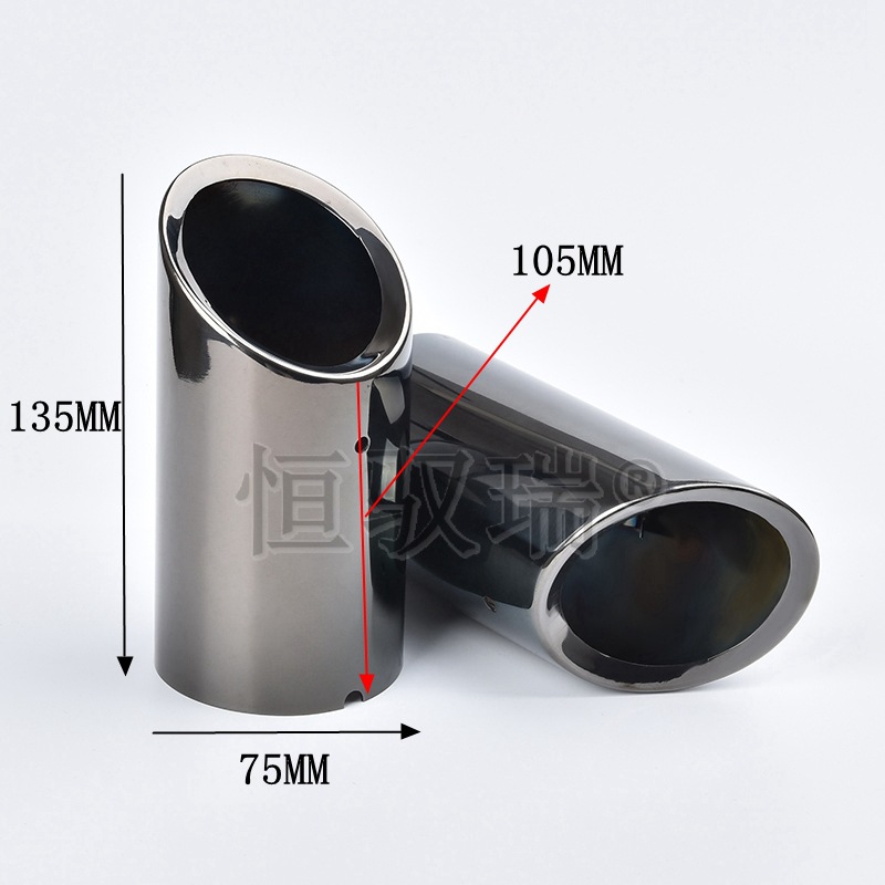 Garganta de cola de coche A 4L Garganta de cola Q 5 tubo de escape aplicable C enchufe directo tubo de escape modificado