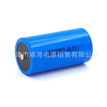 锂亚硫酰氯ER26500电池9000mAh3.6V配插头线束焊片可设计焊接组合