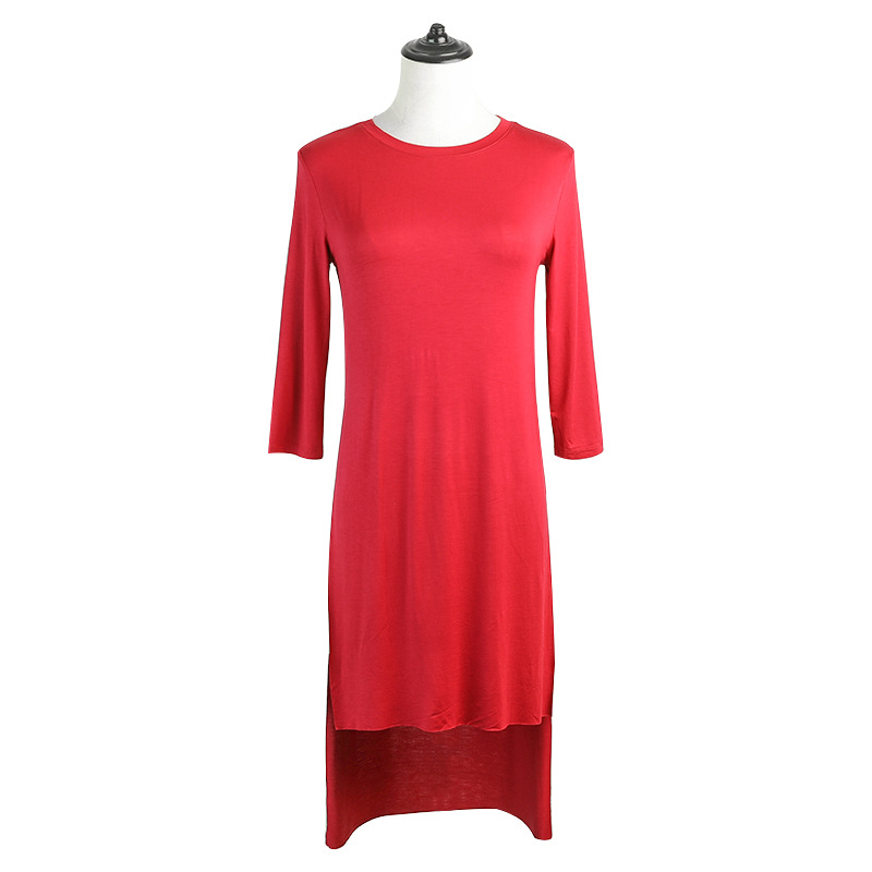 Ropa de práctica de danza moderna cuello redondo manga corta de las mujeres adultos danza superior media longitud clásica danza yoga cuadrado Ropa de baile